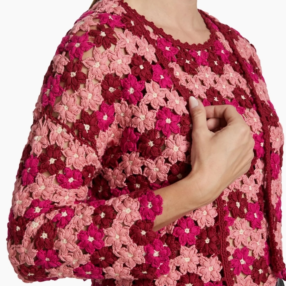 ALICE + OLIVIA Flower Cardigan - Picture 11 of 14